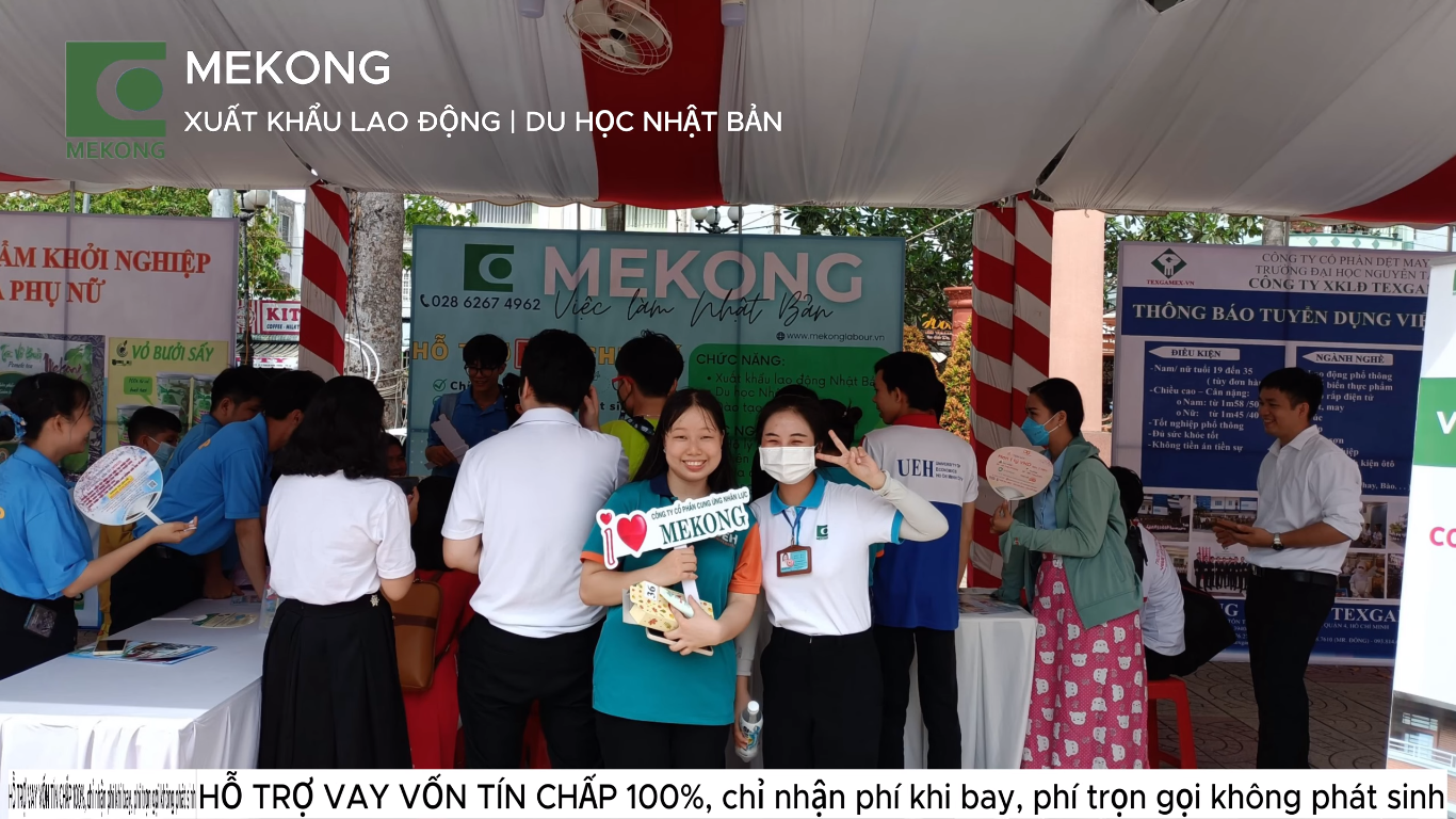 MEKONG - Ngày hội tuyển dụng xuất khẩu lao động tại tỉnh Vĩnh Long năm 2023