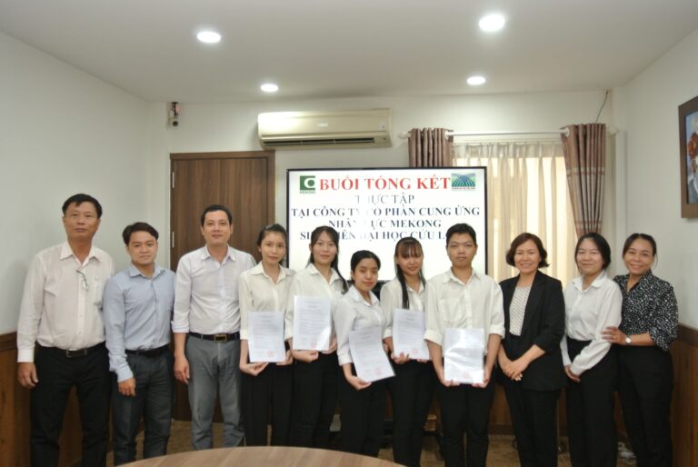 Mê mẩn buổi tổng kết thực tập ngôn ngữ Nhật của sinh viên Đại học Cửu Long tại Công ty cổ phần Cung ứng nhân lực Mekong